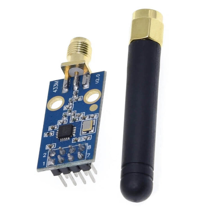 CC1101 Wireless Module With SMA Antenna Transceiver Arduino Compatible 315/433/868/915MHz-Ripple Security and Technology