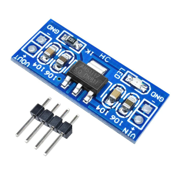 Step Down Converter 6-12VDC to 5VDC Low Dropout Voltage Regulator for Arduino and Raspberry Pi